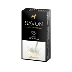 Savon au lait frais d'ânesse BIO - Nature