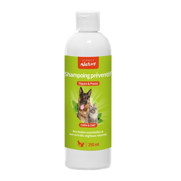 Biocanina hampooing antiparaitaire - Chat et chien - Anti puce