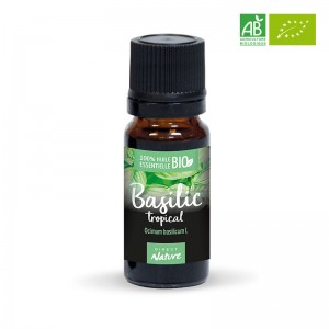 Huile essentielle de Basilic Tropical certifiée BIO