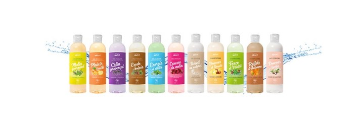 Organic bath and shower gels